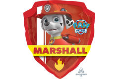 Foil Balloon - Shape - Paw Patrol Shield - "CHASE" - 63 x 68 cm
