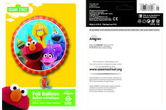 Foil Balloon - Sesame Street - 45 cm