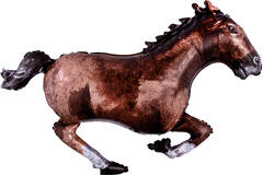 Foil Balloon - Shape - Galloping Horse - 101 x 63 cm