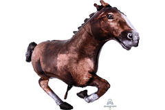 Foil Balloon - Shape - Galloping Horse - 101 x 63 cm