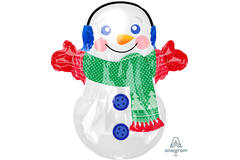 Jr Shape Adorable Snowman 45x53cm