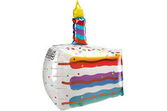 Foil Balloon - Shape - Cake Slice - 48 x 63 cm