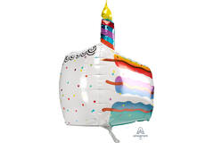Foil Balloon - Shape - Cake Slice - 48 x 63 cm
