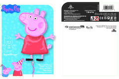 Foil Balloon - Shape - Peppa Pig - 63 x 81 cm
