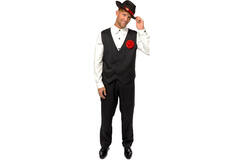 Adult Costume Gangster Man Size XL