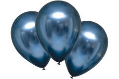 6 Latex Balloons Satin Luxe Azure 27.5cm/11"