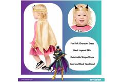 Child Costume Pink Batgirl 6-12 mths