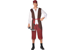 Mens Costume Pirate Pete mens S