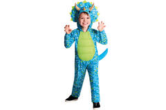 Child Costume Blue Dino Age 6-8 Years