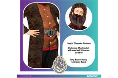 Adult Costume Hagrid Size M