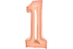 Medium Number 4 Pink Foil Balloon N26 Packaged 74 cm x 51 cm