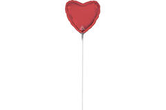 9in/23cm Mini Red Heart BULK
