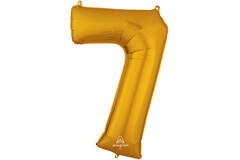 34in/86cm Number 7 Gold