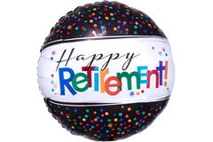 18in/45cm Happy Retirement