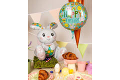Foil Balloon - Shape - Sitting Easter Bunny - 38 x 50 cm
