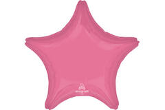 Foil Balloon - Shape Star - Vibrant Pink - 48 cm