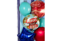 Foil Balloon - "WORLD'S Best DAD" - 45 cm