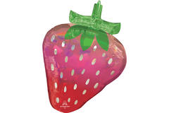 Foil Balloon - Fruity Mix Strawberry - Holographic