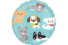 Foil Balloon - Kawaii Puppy - 45 cm
