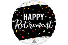 Foil Balloon - "HAPPY Retirement" - 45 cm