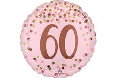18in/45cm Pretty Pink 60th Bday