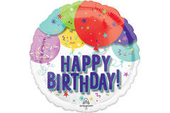 21in/53cm Pano Birthday Balloons