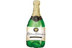 Foil Balloon - Shape - Sparkling wine bottle - 35 x 91 cm