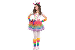 Child Costume Rainbow Unicorn Age 3 -4 Years