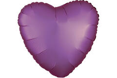 Standard Silk Lustre Flamingo Heart Foil Balloon C16 Packaged 43 cm