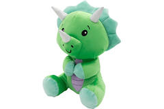 2-in-1 plush toy balloon weight dinosaur with loop 21cm, 170g