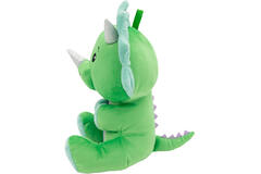 2-in-1 plush toy balloon weight dinosaur with loop 21cm, 170g
