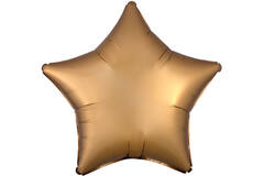 Standard Silk Lustre Gold Star Foil Balloon C16 Packaged 48 cm