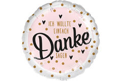 Standard - Danke - GER Foil Balloon RP40 Packaged 45 cm