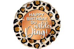 Standard - Wildes Ding Geburtstag - GER Foil Balloon RP40 Packaged 45 cm