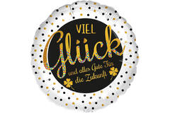 Standard - Viel Glück - GER Foil Balloon RP40 Packaged 45 cm