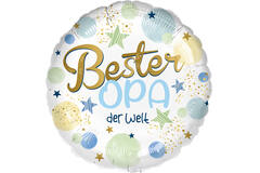 Standard - Bester Opa - GER Foil Balloon RP40 Packaged 45 cm