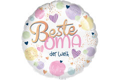 Standard - Beste Oma - GER Foil Balloon RP40 Packaged 45 cm