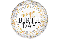 Standard - Hello Happy Birthday - ENG Foil Balloon RP40 Packaged 45 cm