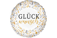 Standard - Hello Glückwunsch - GER Foil Balloon RP40 Packaged 45 cm