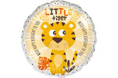 Standard -Little Tiger Birthday - ENG Foil Balloon RP40 Packaged 45 cm