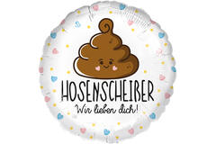 Standard - Hosenscheißer - GER Foil Balloon RP40 Packaged 45 cm