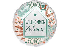 Standard - Willkommen Zuhause - GER Foil Balloon RP40 Packaged 45 cm