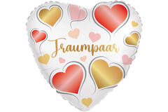 Standard Heart - Traumpaar - GER Foil Balloon RP40 Packaged 45 cm