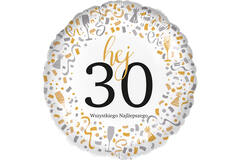 Standard - Hej 30 - POL Foil Balloon RP40 Packaged 45 cm