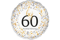 Standard - Hej 60 - POL Foil Balloon RP40 Packaged 45 cm