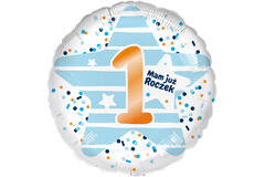 Standard - Mam juz roczek  blue - POL Foil Balloon RP40 Packaged 45 cm