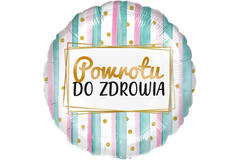 Standard - Powrotu do zdrowia - POL Foil Balloon RP40 Packaged 45 cm