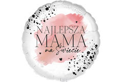 Standard - Najlepsza mama - POL Foil Balloon RP40 Packaged 45 cm