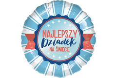 Standard - Najlepszy dziadek - POL Foil Balloon RP40 Packaged 45 cm