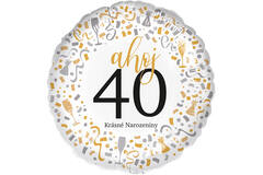 Standard - Ahoj 40 - CZE Foil Balloon RP40 Packaged 45 cm